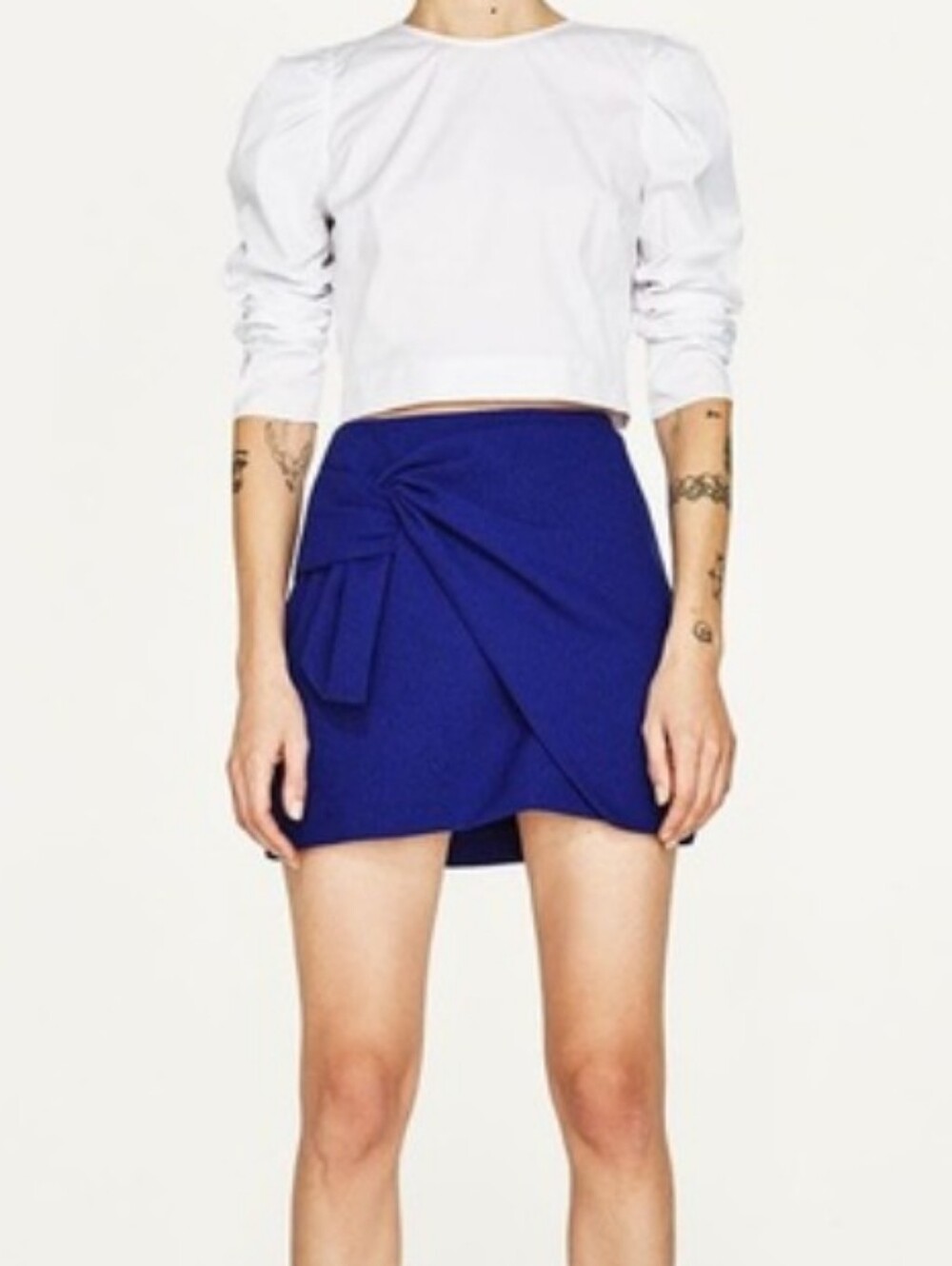 Blue ZARA skirt